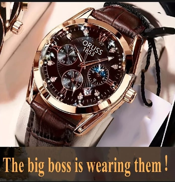 Kafeiou New Waterproof Luminous Men's Watch Student Korean Fashion Chattering